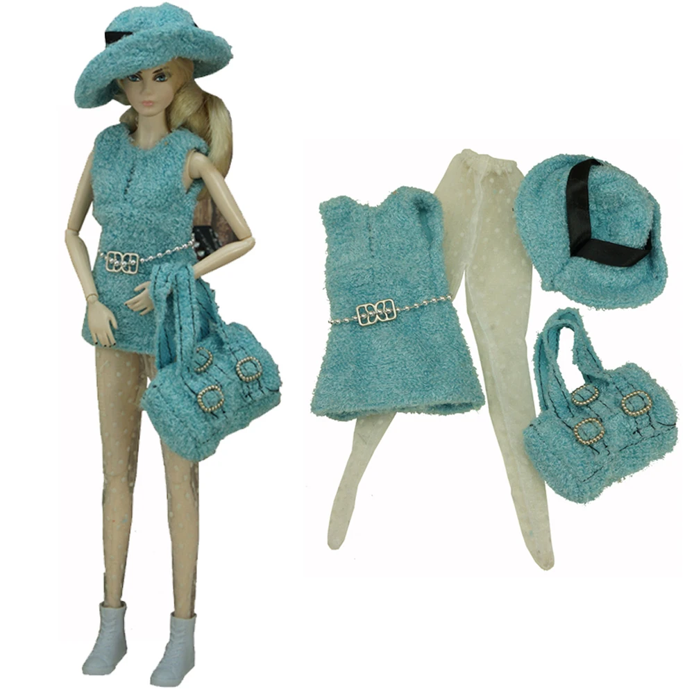 NK-Roupa casual para boneca Barbie, roupas artesanais, acessórios de  vestido, roupas para menina, casa de